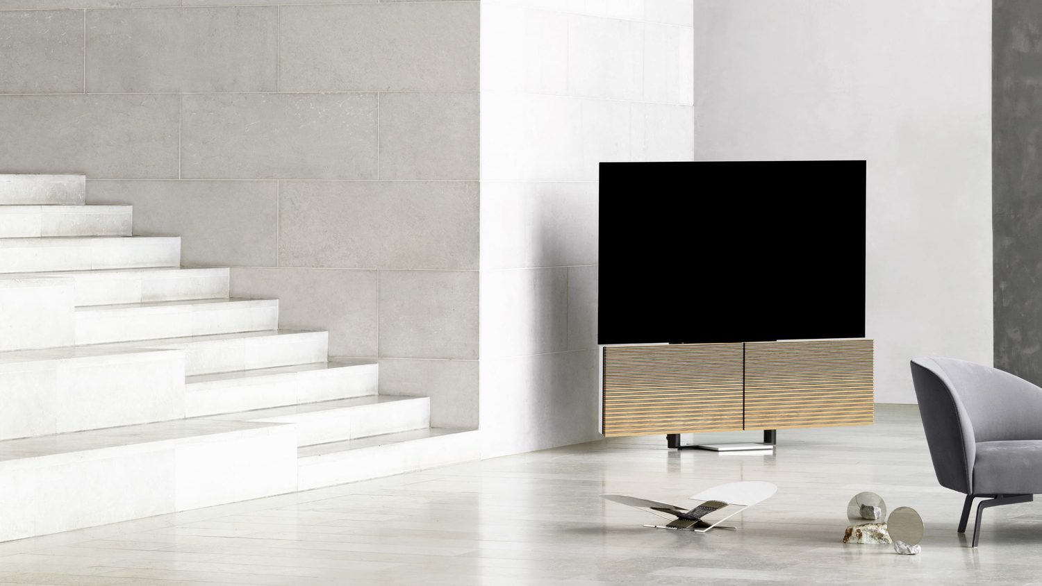 Beovision Harmony television on a wall