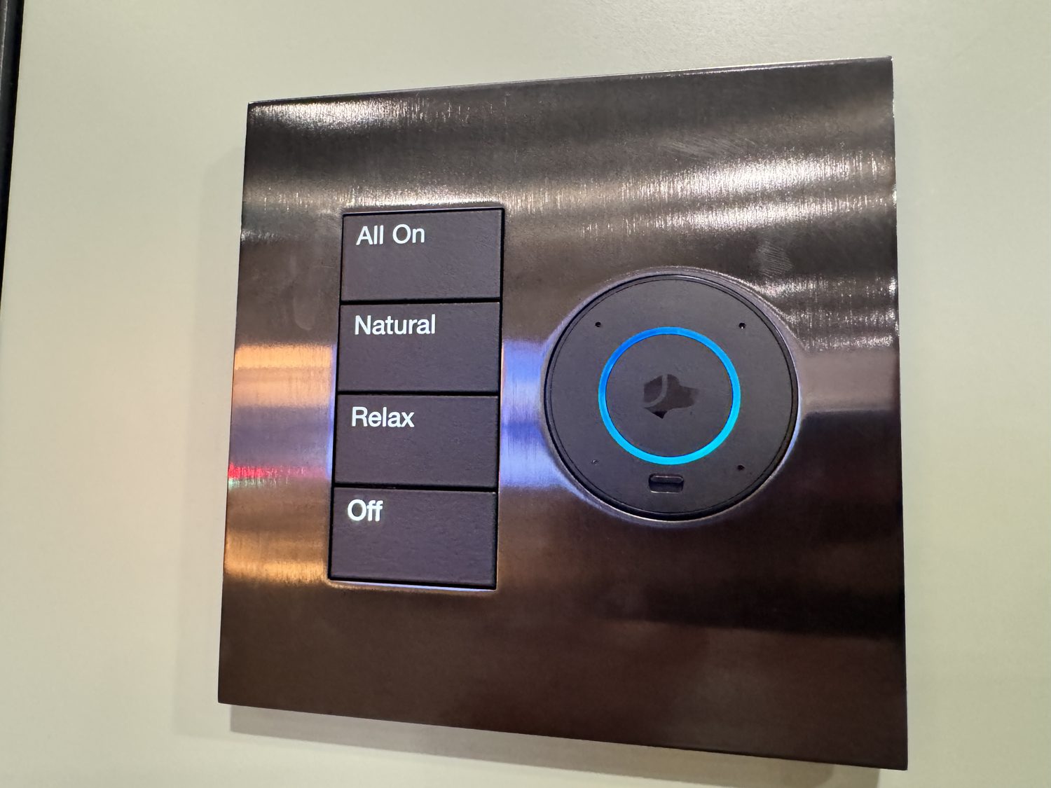 Lutron Palladiom keypad with Josh.ai