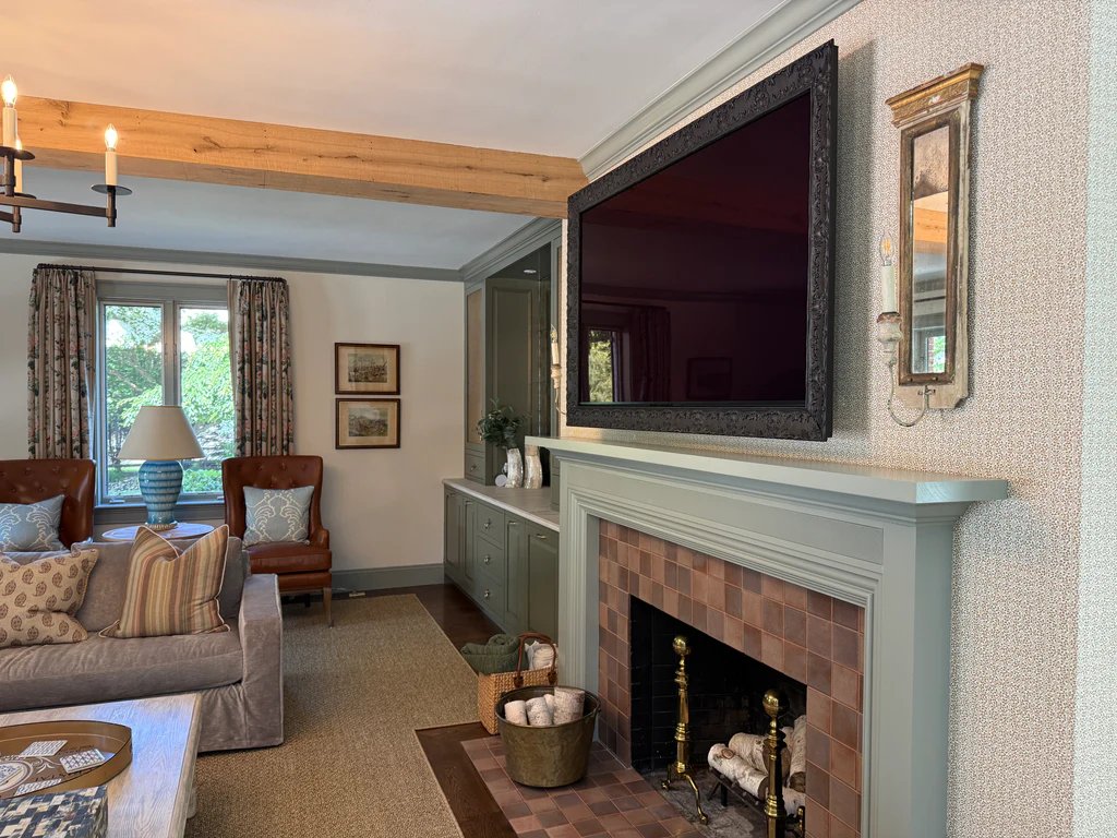 Mantel soundbar, second angle