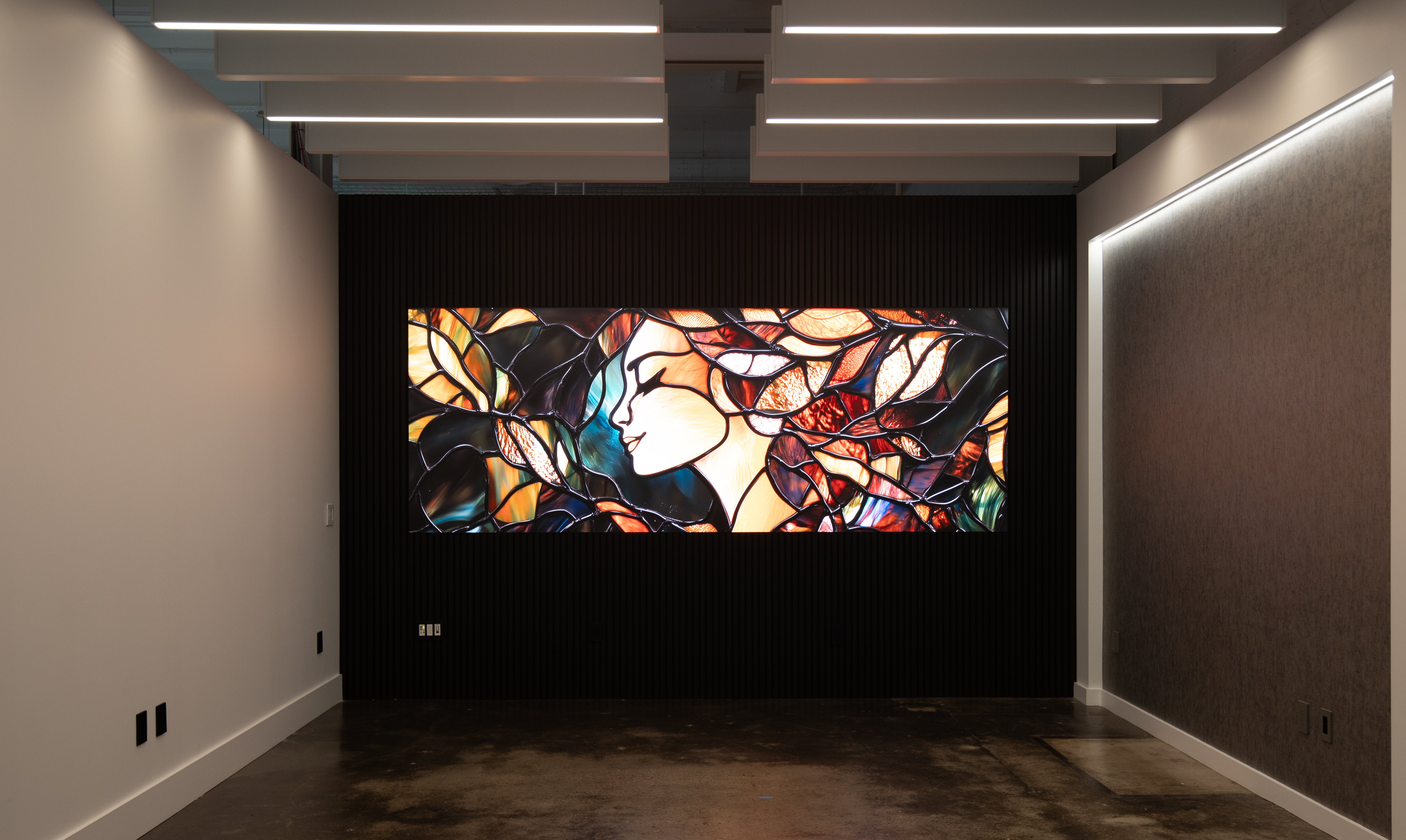 Video Wall and Speaker Demonstration