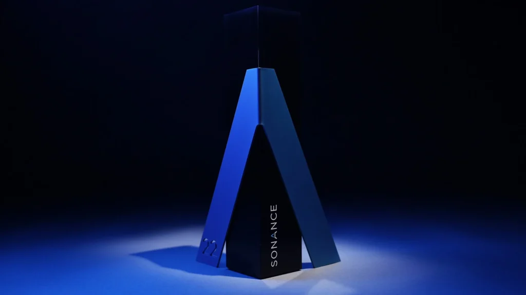 James by Sonance 2024 Project of the Year trophy